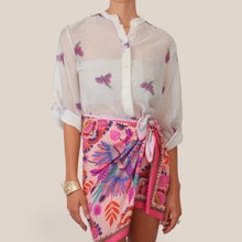 Carica l'immagine nel visualizzatore di Gallery, Haveone camicia over rio fucsia 85% lyocell Art CVS-Q496
