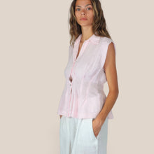 Carica l'immagine nel visualizzatore di Gallery, Tensione in camicia sfiancata 100% lino Art S26CL19
