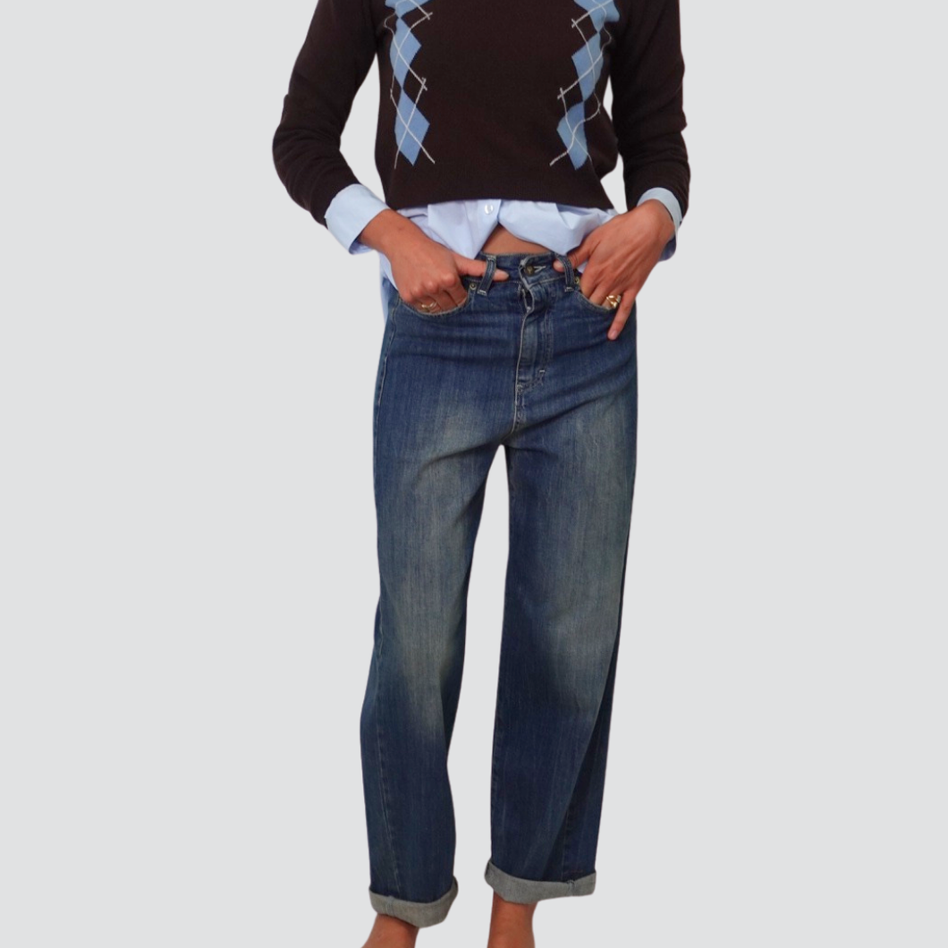 Philia Loft jeans carrot 98% cotone Art G01V0251