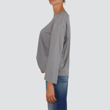Carica l&#39;immagine nel visualizzatore di Gallery, Vicolo t-shirt over manica lunga 100% cotone Art UF0169
