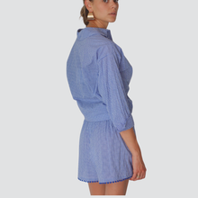 Carica l&#39;immagine nel visualizzatore di Gallery, Tensione in completo camicia short quadretti 99% cotone Art S25XD99

