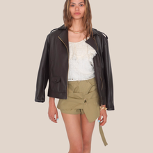 Carica l'immagine nel visualizzatore di Gallery, Haveone shorts salvia con fusciacca 100% cotone Art PMA-Q349
