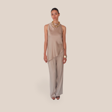 Carica l'immagine nel visualizzatore di Gallery, Maryley pantalone palazzo elastico vita 63% lyocell 35 % viscosa Art 26EB507 ( maglia Art 26EB507 )
