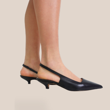 Carica l'immagine nel visualizzatore di Gallery, Divine Follie slingback vera pelle tacco 4 cm 52P301
