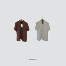 Carica l&#39;immagine nel visualizzatore di Gallery, Haveone blazer manica corta 84% modal Art JVI-N110
