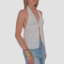 Carica l&#39;immagine nel visualizzatore di Gallery, Vicolo top laccio schiena nuda 50% cotone Art 77138D
