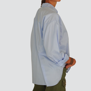 Tensione in camicia over con taschino 100% cotone Art W25C189