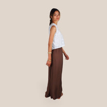 Carica l'immagine nel visualizzatore di Gallery, Haveone pantalone ampio elastico vita 85% viscosa Art PWG-Q521
