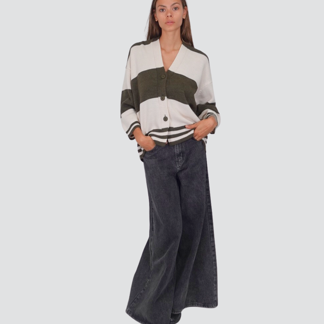 Haveone jeans palazzo my attitude 97% cotone