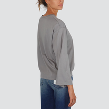 Carica l&#39;immagine nel visualizzatore di Gallery, Vicolo t-shirt over manica lunga 100% cotone Art UF0169
