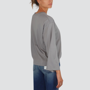 Vicolo t-shirt over manica lunga 100% cotone Art UF0169