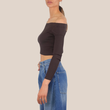 Carica l'immagine nel visualizzatore di Gallery, Vicolo maglia crop costina shiffer 70% viscosa Art 2AB2164
