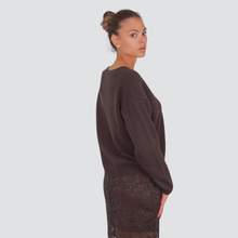 Carica l&#39;immagine nel visualizzatore di Gallery, Tensione in cardigan over 40% viscosa 25% lana 5% cashmere art D80926
