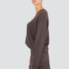Carica l&#39;immagine nel visualizzatore di Gallery, Tensione in cardigan over 40% viscosa 25% lana 5% cashmere art D80926
