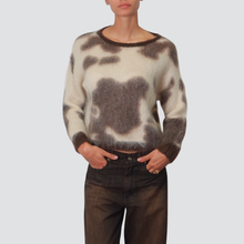 Carica l&#39;immagine nel visualizzatore di Gallery, Philia Loft maglia over maculata lana mohair Art F01O0160
