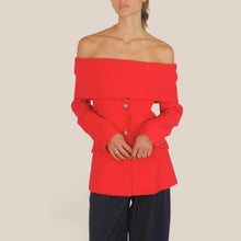 Carica l'immagine nel visualizzatore di Gallery, Vicolo blazer scollo shiffer 90% viscosa Art TB0090
