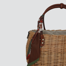 Carica l&#39;immagine nel visualizzatore di Gallery, Susy mix borsa rattan con tracolla Art B02602
