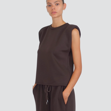 Carica l&#39;immagine nel visualizzatore di Gallery, Dixie maglia neoprene spallini imbottiti 40% viscosa Art T067Y024
