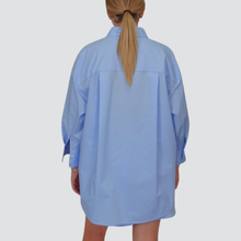 Carica l&#39;immagine nel visualizzatore di Gallery, Vicolo camicia over con taschino 100% cotone Art TD2425
