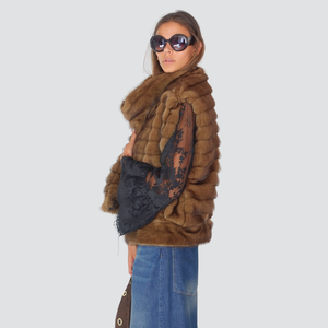 Tensione in gilet over ecopelliccia Art HN344