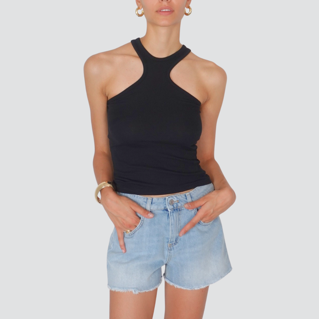 Vicolo short sfrangiato 100% cotone Art DD5447