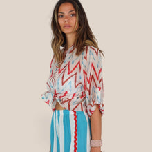 Carica l'immagine nel visualizzatore di Gallery, Haveone camicia over fantasia 85% lyocell Art CVS-Q467
