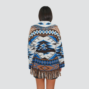 Dixie cardigan fantasia con cintura Art M566Y152