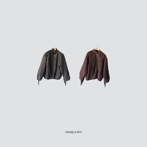 Tensione in bomber foderato con frangie Art FW250034