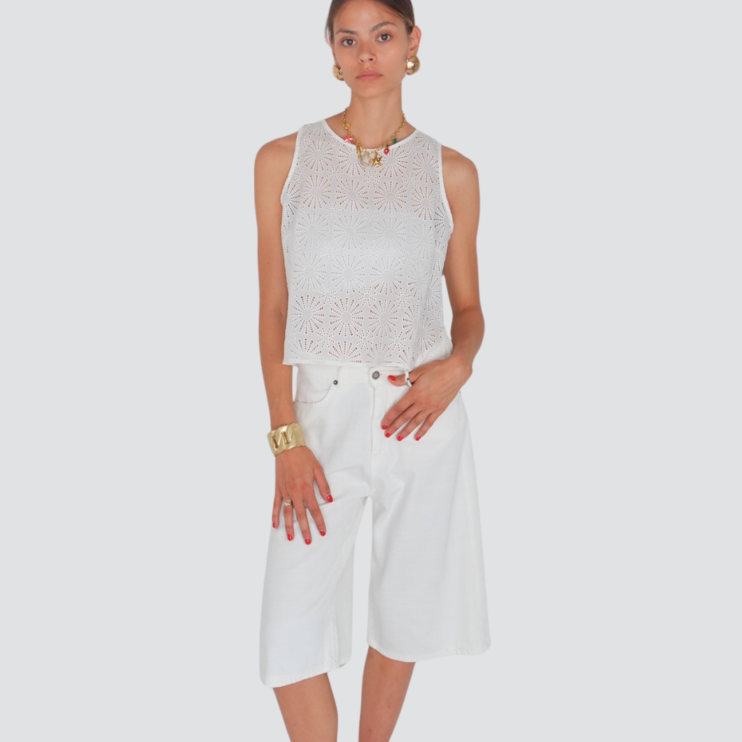 Tensione in bermuda 100% cotone Art GIUSI-BL-SLEGO
