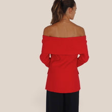 Carica l'immagine nel visualizzatore di Gallery, Vicolo blazer scollo shiffer 90% viscosa Art TB0090
