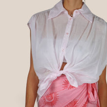 Carica l'immagine nel visualizzatore di Gallery, Tensione in camicia over mussola 100% cotone Art PE260347
