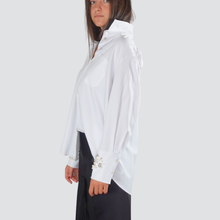 Carica l&#39;immagine nel visualizzatore di Gallery, Tensione in camicia over polsino applicazione con taschino 45% cotone Art 37397
