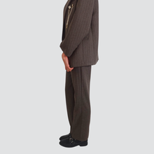 Carica l&#39;immagine nel visualizzatore di Gallery, Vicolo pantalone gessato 35% viscosa Art TF0929
