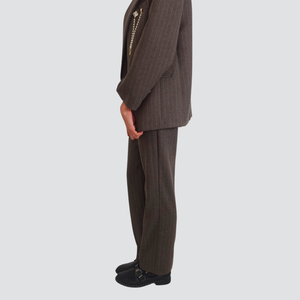 Vicolo pantalone gessato 35% viscosa Art TF0929