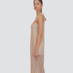 Haveone abito ricamo optical Art ASO-N214