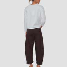 Carica l'immagine nel visualizzatore di Gallery, Haveone pantalone baloon con cintura 97% cotone Art PVE-P244
