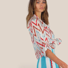 Carica l'immagine nel visualizzatore di Gallery, Haveone camicia over fantasia 85% lyocell Art CVS-Q467

