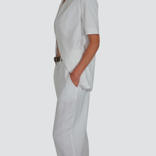 Carica l&#39;immagine nel visualizzatore di Gallery, Tensione in pantalone con cintura 90% viscosa Art 2900
