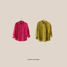 Carica l'immagine nel visualizzatore di Gallery, Haveone camicia over royal 100% cotone Art  CFW-Q408
