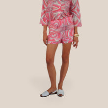 Carica l'immagine nel visualizzatore di Gallery, Tensione in shorts  stampa mussola 100% cotone Art PE260499
