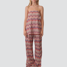 Carica l&#39;immagine nel visualizzatore di Gallery, Tensione in pantalone multicolor con elastico Art WX1228
