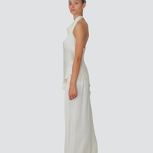 Carica l&#39;immagine nel visualizzatore di Gallery, Tensione in pantalone palazzo elastico 100% viscosa Art C191P05Q
