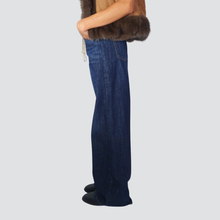 Carica l&#39;immagine nel visualizzatore di Gallery, Tensione in jeans Gloria palazzo denim blu 98% cotone Art 3523T

