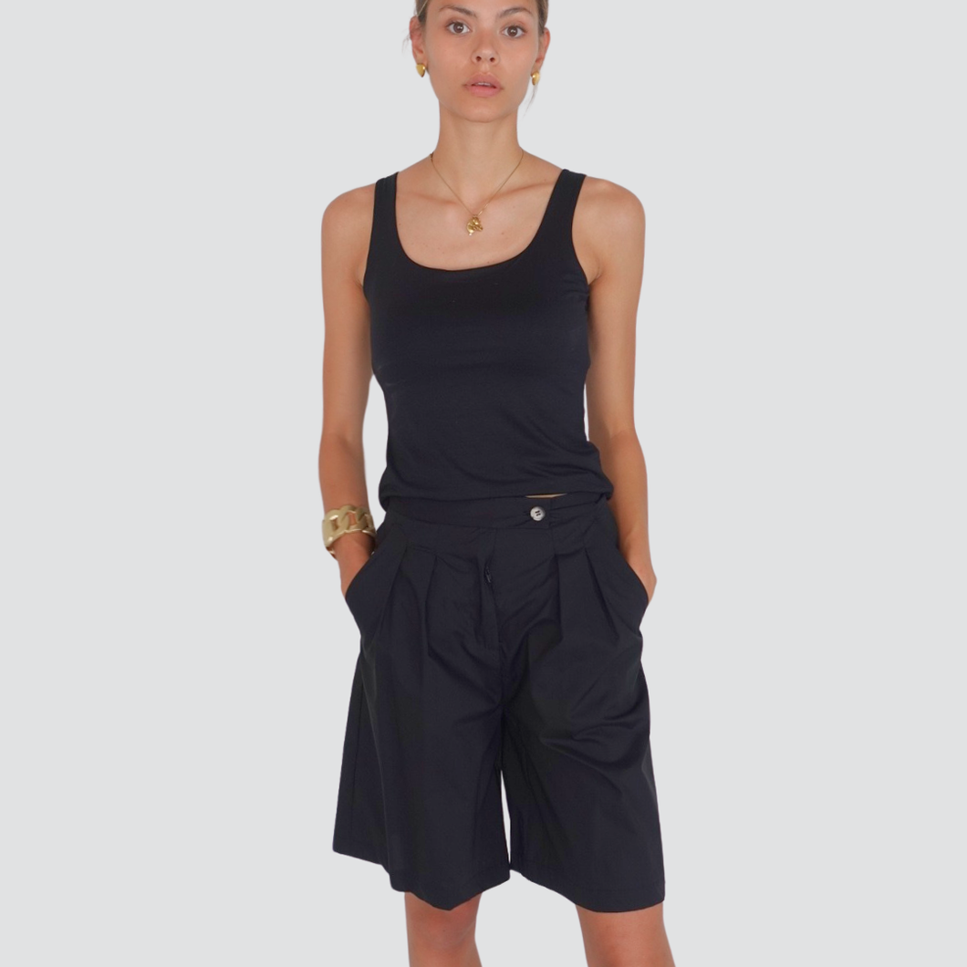 Vicolo bermuda pinces tela leggera Art TD2848