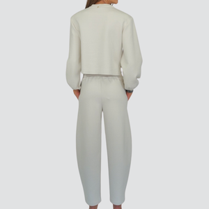 Philia Loft pantalone felpa balloon 80% cotone Art D01E0131