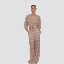 Carica l&#39;immagine nel visualizzatore di Gallery, Haveone pantalone ricamo optical Art PSO-N485
