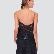 Carica l&#39;immagine nel visualizzatore di Gallery, Tensione in top pizzo spallino sottile 98% cotone Art S25TF81
