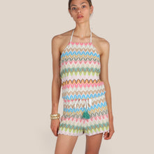 Carica l'immagine nel visualizzatore di Gallery, Tensione in top schiena nuda filo lurex 48% cotone Art S26TJ66
