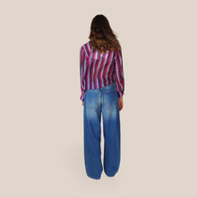 Carica l'immagine nel visualizzatore di Gallery, Haveone camicia over rigata 85% lyocell Art CVS-R067
