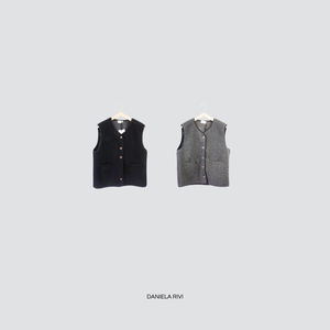 Vicolo gilet teddy con tasche Art TF0963